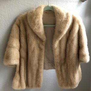 SALE🌸Vintage Fur Stole Hollywood Glam 1950s